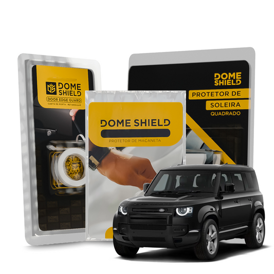 Kit PPF Película de Proteção Premium Maçaneta, Cantos de Porta e Soleira - L.Rover Defender | Dome Shield