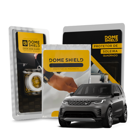 Kit PPF Película de Proteção Premium Maçaneta, Cantos de Porta e Soleira - L.Rover Discovery | Dome Shield