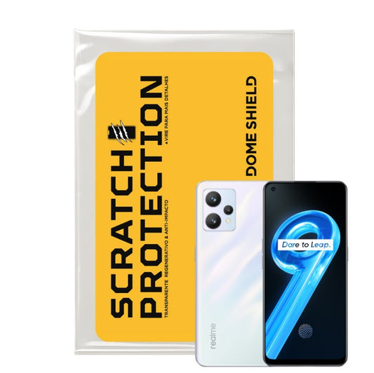 Película PPF Celular Proteção Premium Anti-Riscos, Resistente e Regenerativo – Linha Realme 9 Series | Dome Shield