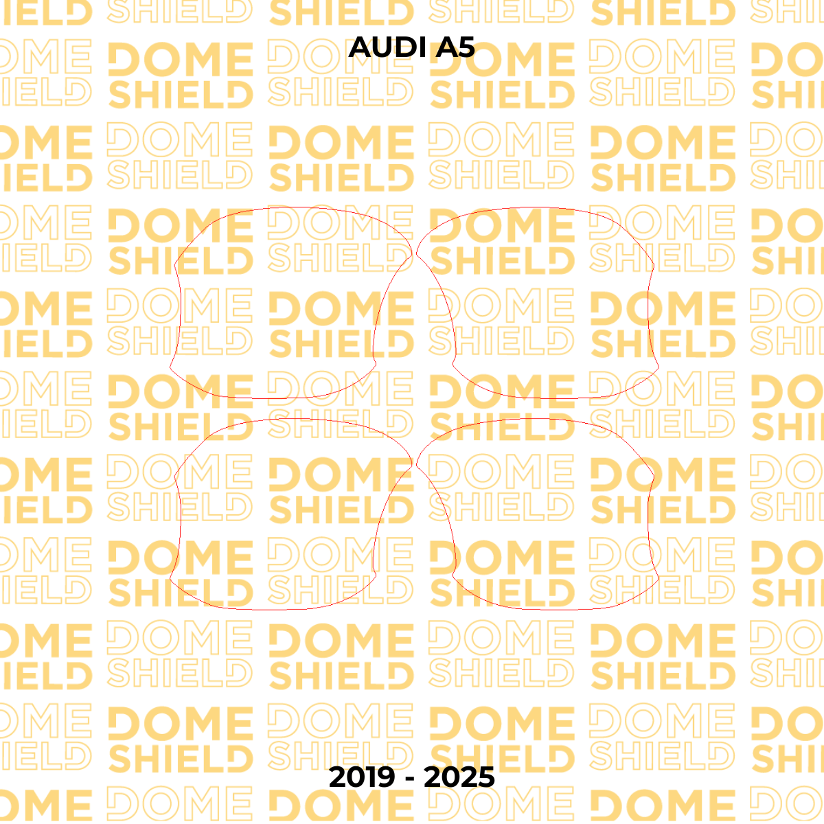 Kit PPF Película de Proteção Premium Maçaneta e Cantos de Porta - Audi A5 | Dome Shield