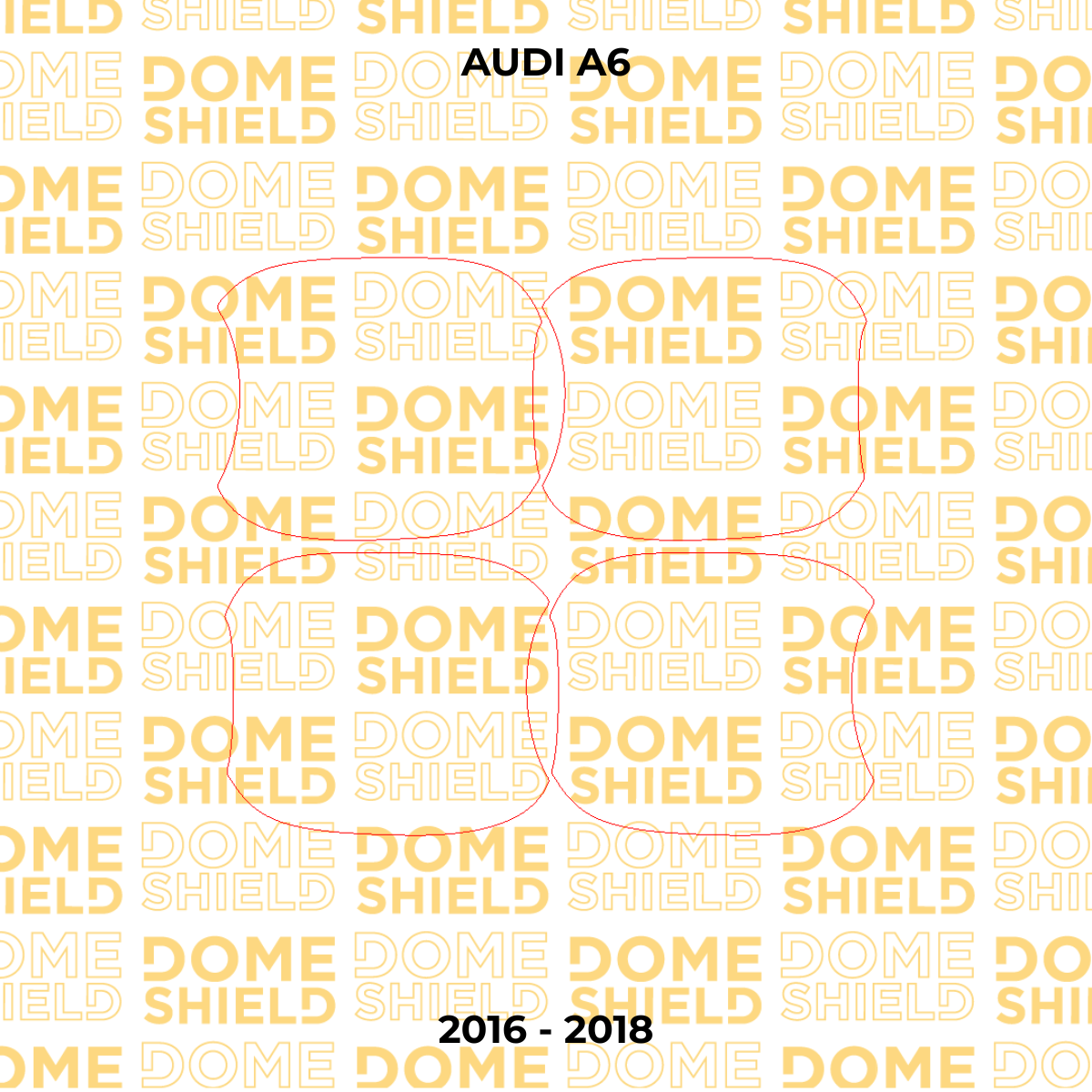 Kit PPF Película de Proteção Premium Maçaneta e Cantos de Porta - Audi A6| Dome Shield