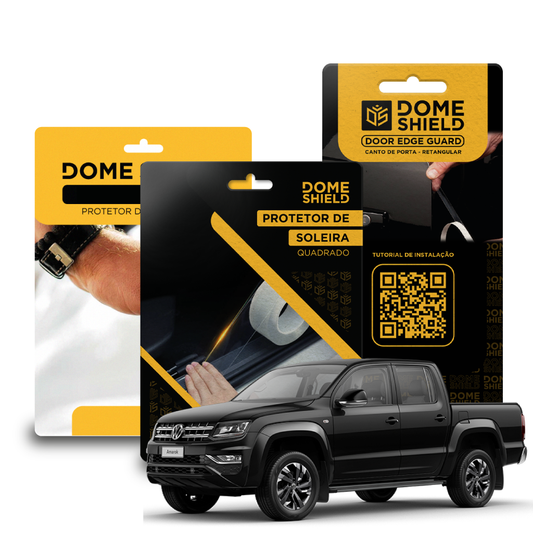 Kit PPF Película de Proteção Premium Maçaneta, Cantos de Porta e Soleira - Volkswagen Amarok | Dome Shield