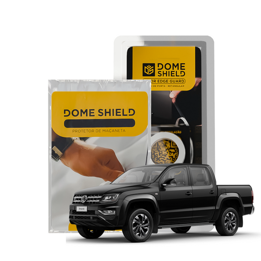 Kit PPF Película de Proteção Premium Maçaneta e Cantos de Porta - Volkswagen Amarok | Dome Shield