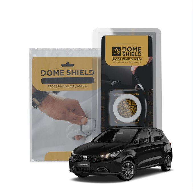 Kit PPF Película de Proteção Premium Maçaneta e Cantos de Porta - Fiat Argo | Dome Shield