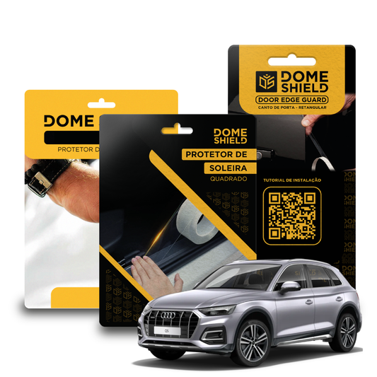 Kit PPF Película de Proteção Premium Maçaneta, Cantos de Porta e Soleira - Audi Q5 | Dome Shield