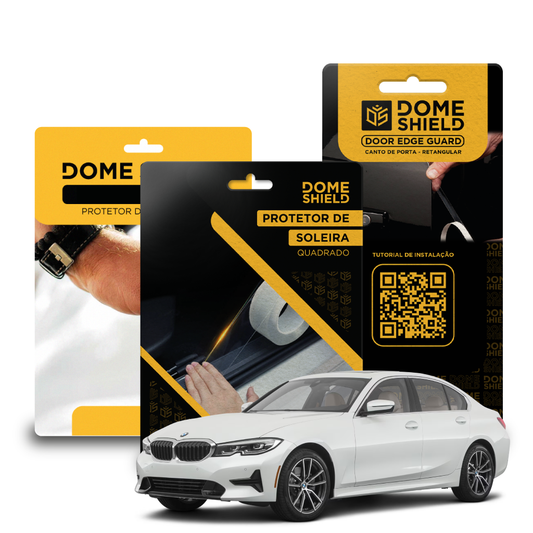 Kit PPF Película de Proteção Premium Maçaneta, Cantos de Porta e Soleira - BMW 330 | Dome Shield