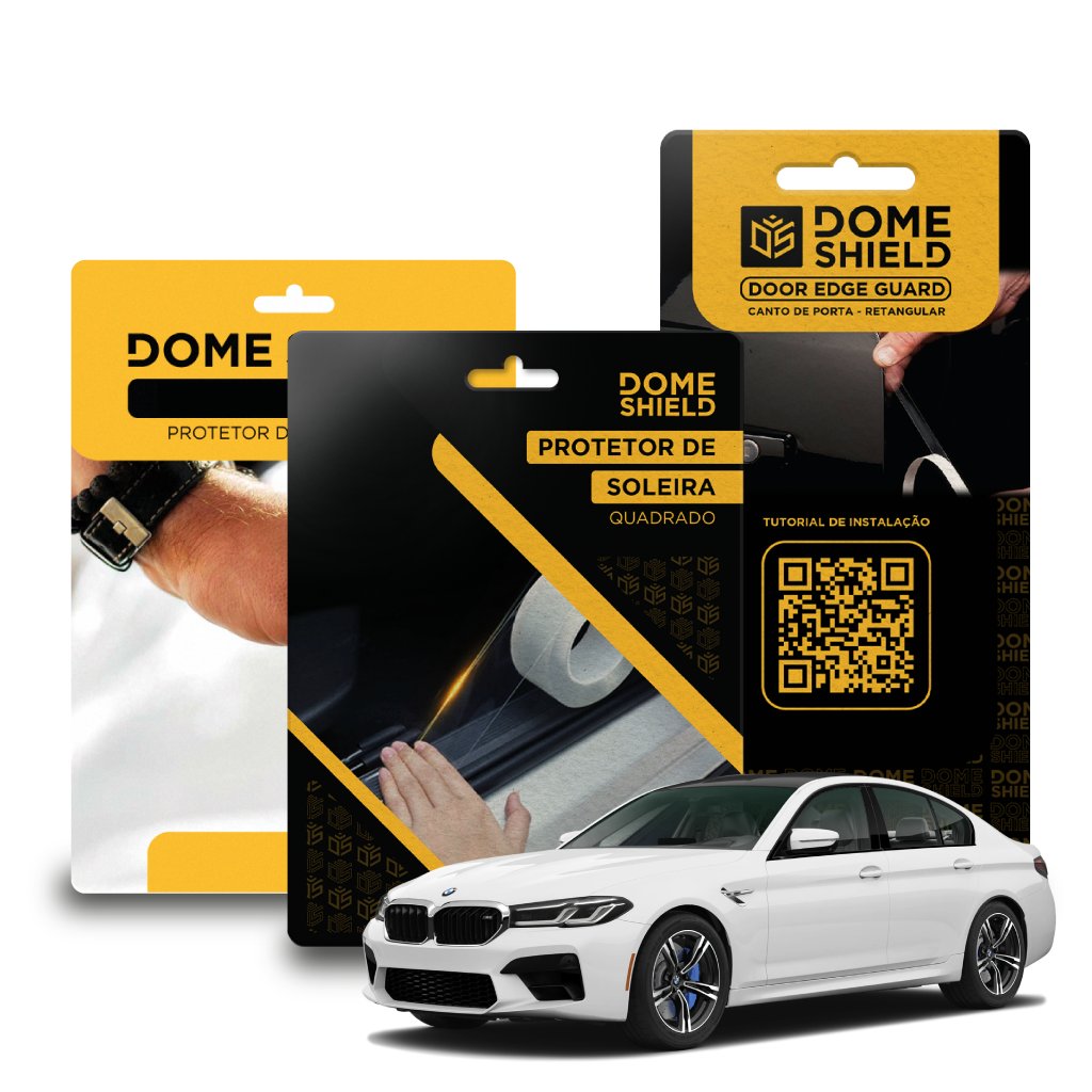 Kit PPF Película de Proteção Premium Maçaneta, Cantos de Porta e Soleira - BMW M5 | Dome Shield