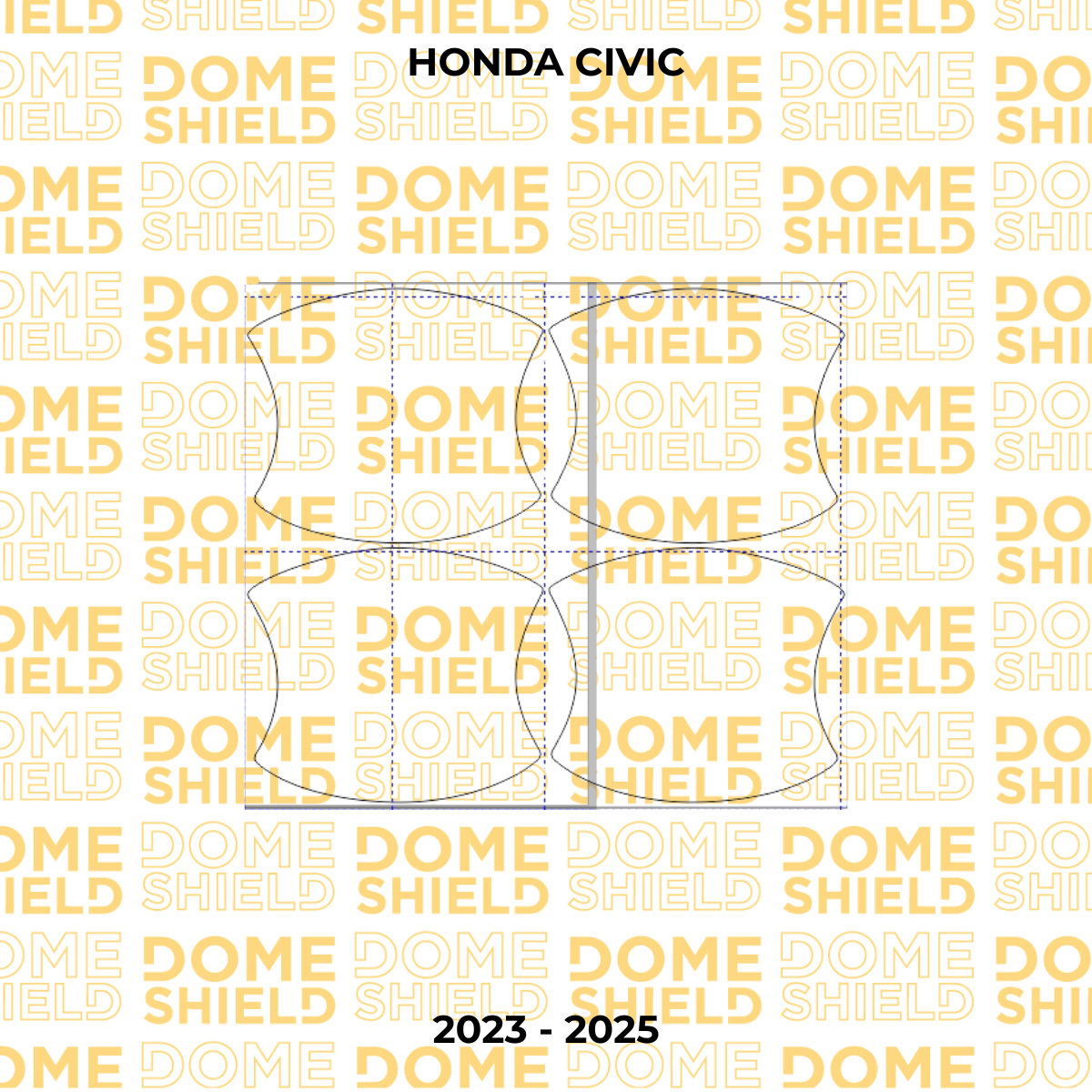Película PPF Maçaneta Proteção Premium e Auto-Cura – Honda Civic | Dome Shield