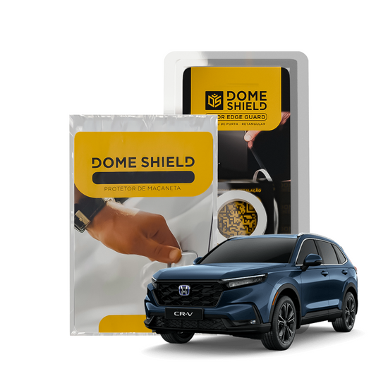 Kit PPF Película de Proteção Premium Maçaneta e Cantos de Porta - Honda CR-V | Dome Shield