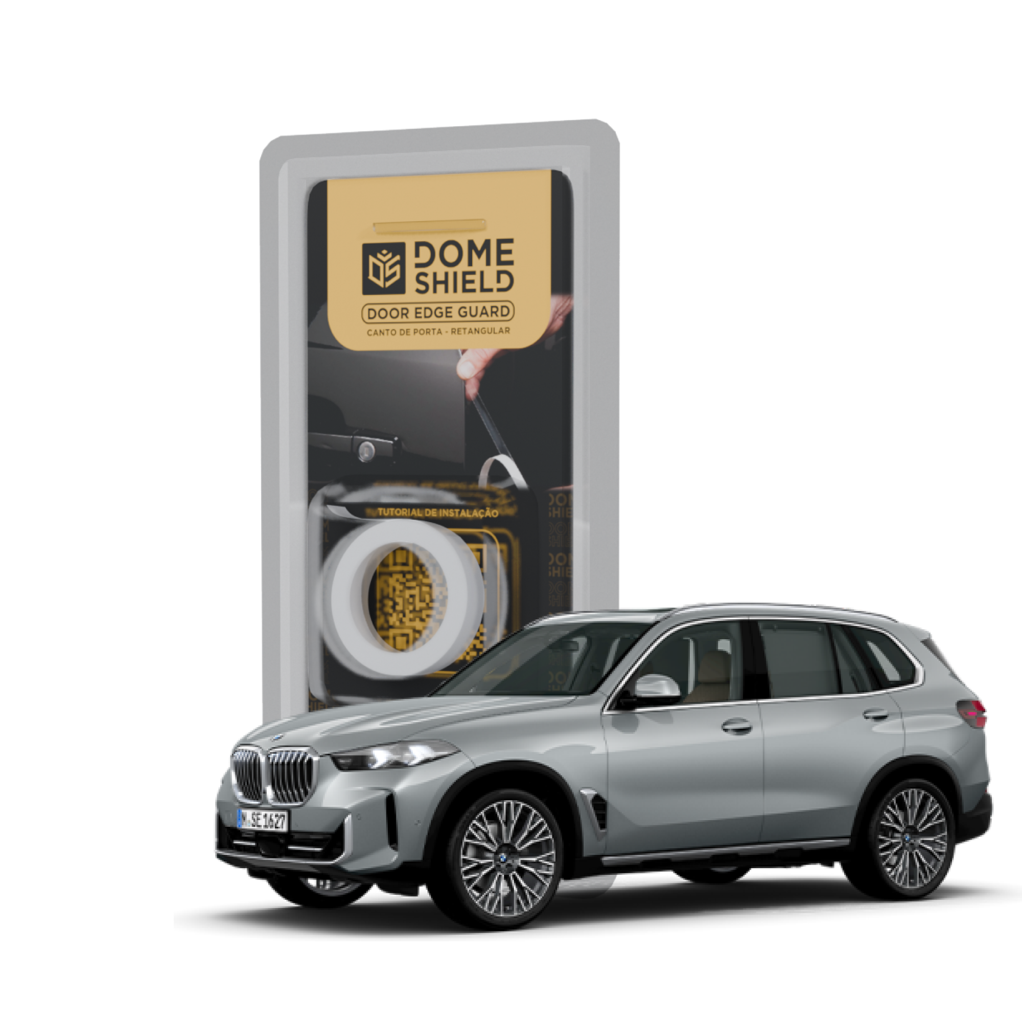 Película PPF Anti-Risco Cantos de Porta Proteção Adesiva Premium – BMW X5 | Dome Shield