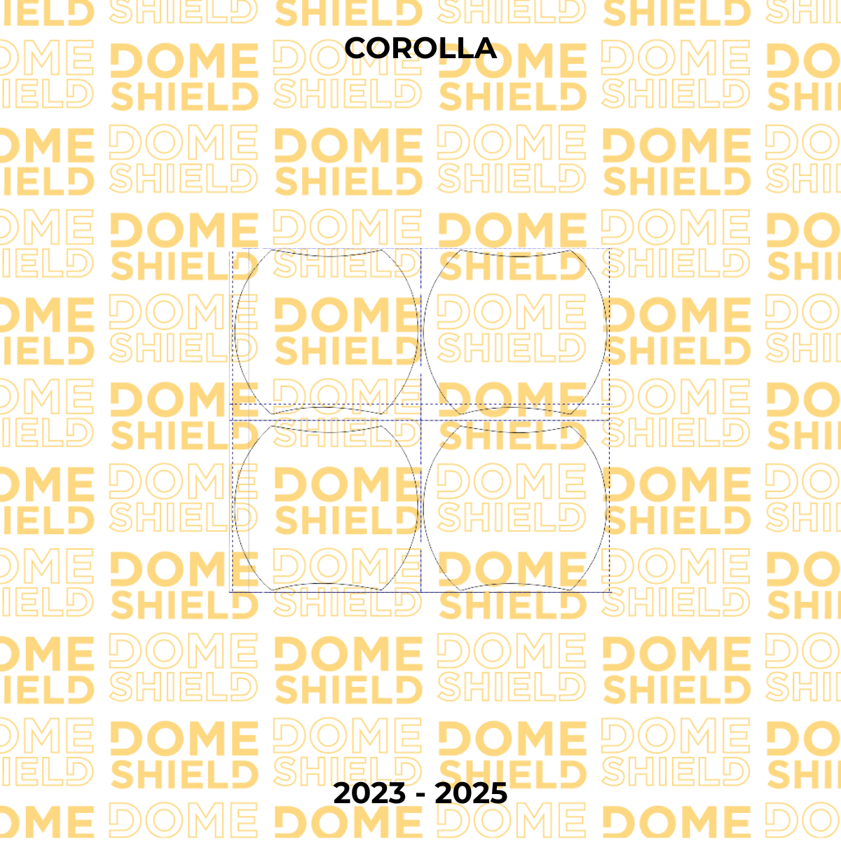 Kit PPF Película de Proteção Premium Maçaneta e Cantos de Porta - Toyota Corolla | Dome Shield