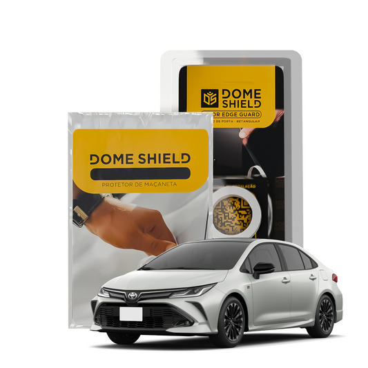 Kit PPF Película de Proteção Premium Maçaneta e Cantos de Porta - Toyota Corolla | Dome Shield