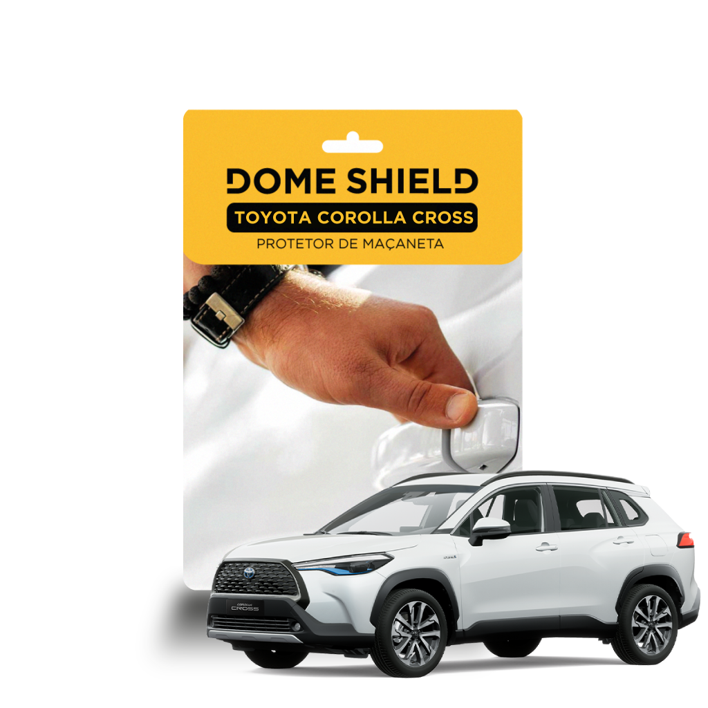 Película PPF Maçaneta Proteção Premium e Auto-Cura – Toyota Corolla Cross | Dome Shield