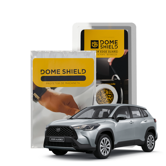 Kit PPF Película de Proteção Premium Maçaneta e Cantos de Porta - Toyota Corolla Cross | Dome Shield