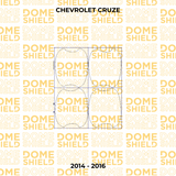 Kit PPF Película de Proteção Premium Maçaneta e Soleira - Chevrolet Cruze | Dome Shield