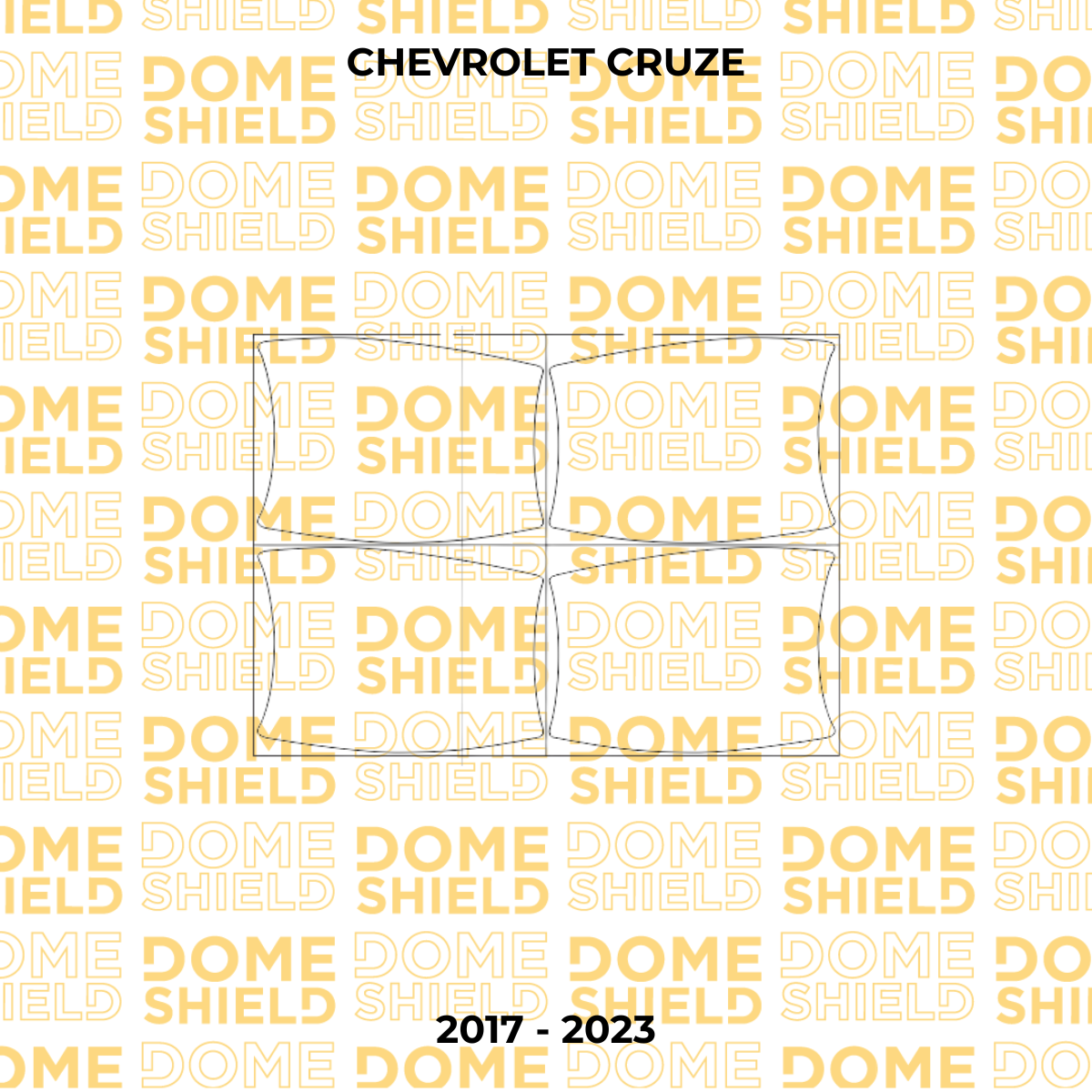 Kit PPF Película de Proteção Premium Maçaneta e Soleira - Chevrolet Cruze | Dome Shield