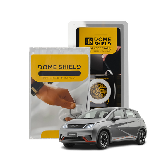 Kit PPF Película de Proteção Premium Maçaneta e Cantos de Porta - BYD Dolphin | Dome Shield