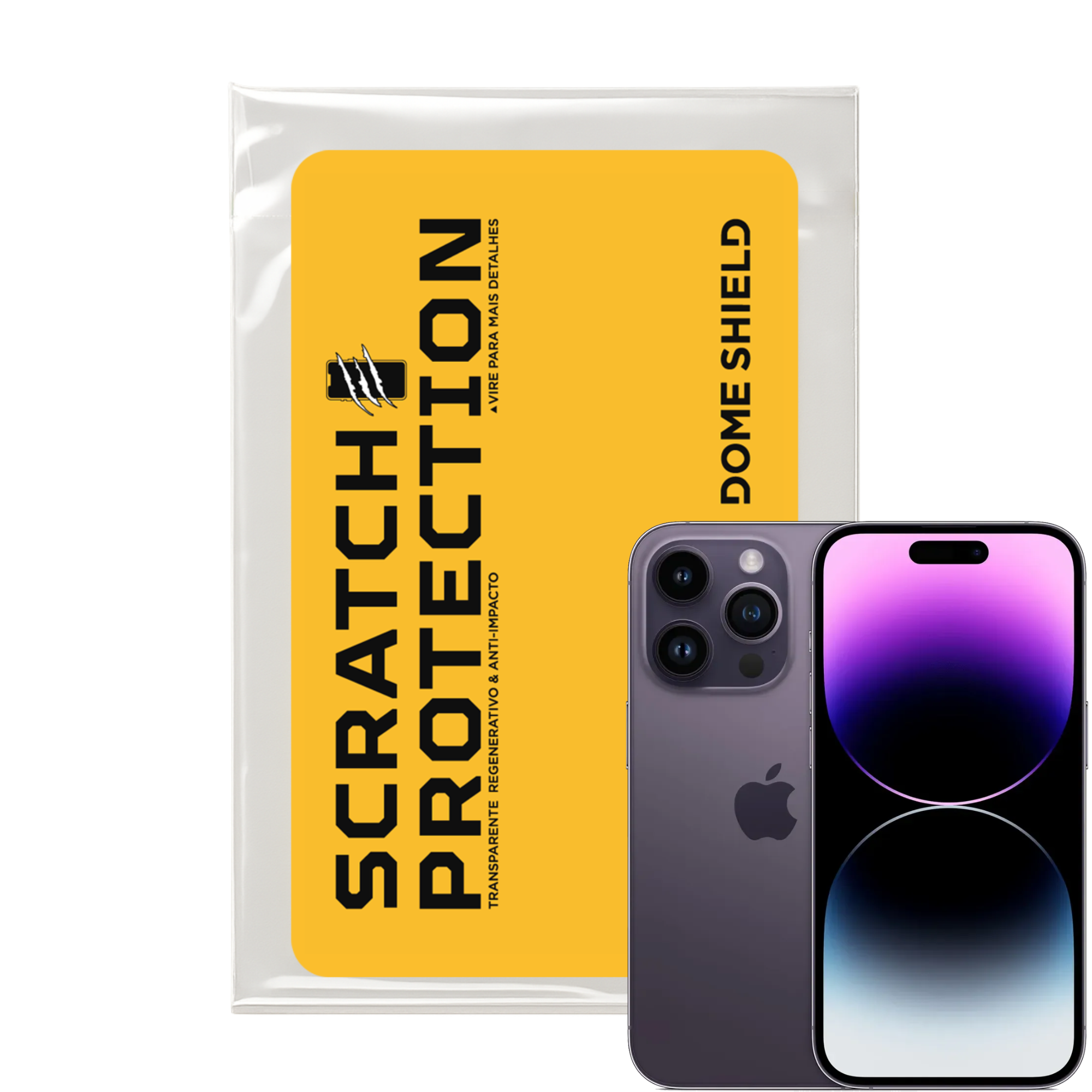 Película PPF Celular Proteção Premium Anti-Riscos, Resistente e Regenerativo – iPhone 14 Series | Dome Shield