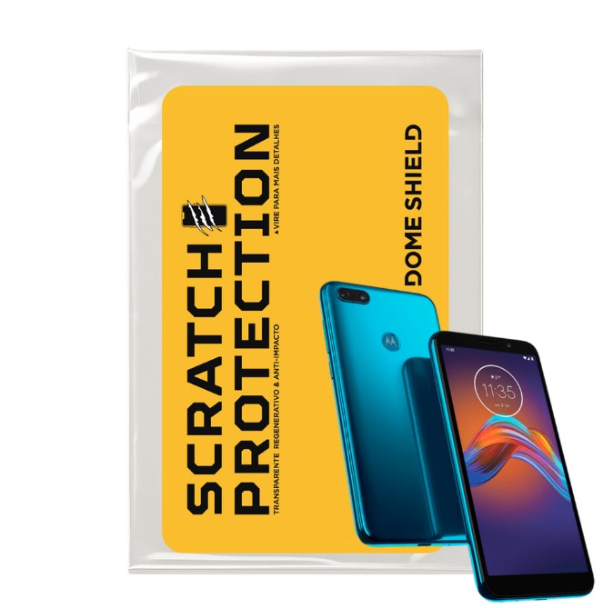 Película PPF Celular Proteção Premium Anti-Riscos, Resistente e Regenerativo – Linha Moto E6 | Dome Shield