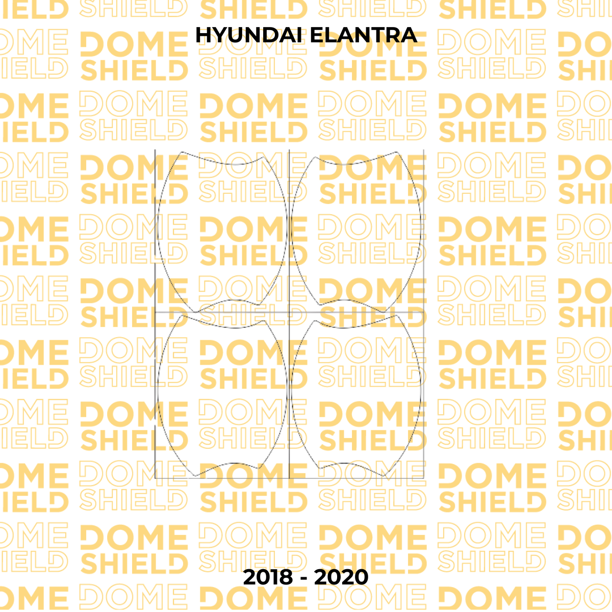 Kit PPF Película de Proteção Premium Maçaneta, Cantos de Porta e Soleira - Hyundai Elantra | Dome Shield