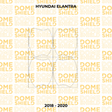 Kit PPF Película de Proteção Premium Maçaneta e Cantos de Porta - Hyundai Elantra | Dome Shield
