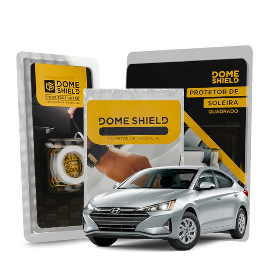 Kit PPF Película de Proteção Premium Maçaneta, Cantos de Porta e Soleira - Hyundai Elantra | Dome Shield