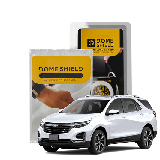Kit PPF Película de Proteção Premium Maçaneta e Cantos de Porta - Chevrolet Equinox | Dome Shield