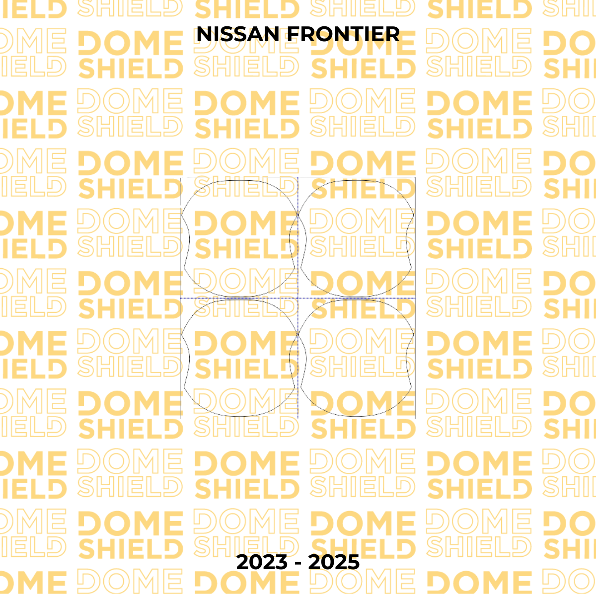Kit PPF Película de Proteção Premium Maçaneta e Soleira - Nissan Frontier | Dome Shield
