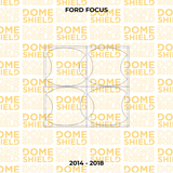 Kit PPF Película de Proteção Premium Maçaneta e Cantos de Porta - Ford Focus | Dome Shield