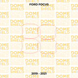 Kit PPF Película de Proteção Premium Maçaneta e Cantos de Porta - Ford Focus | Dome Shield
