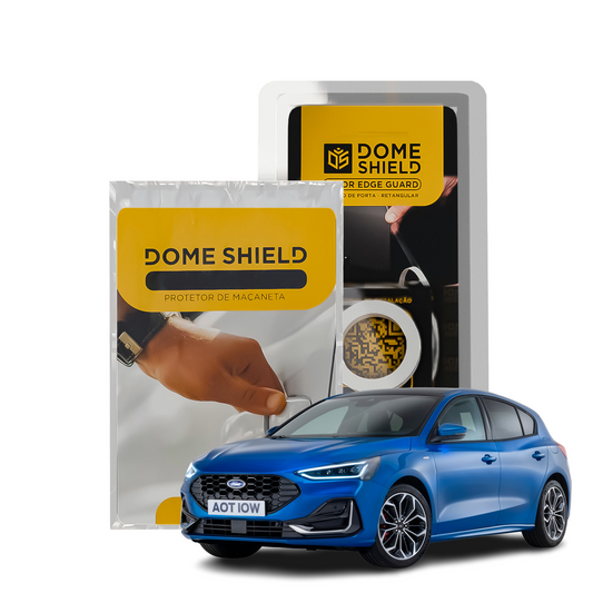 Kit PPF Película de Proteção Premium Maçaneta e Cantos de Porta - Ford Focus | Dome Shield
