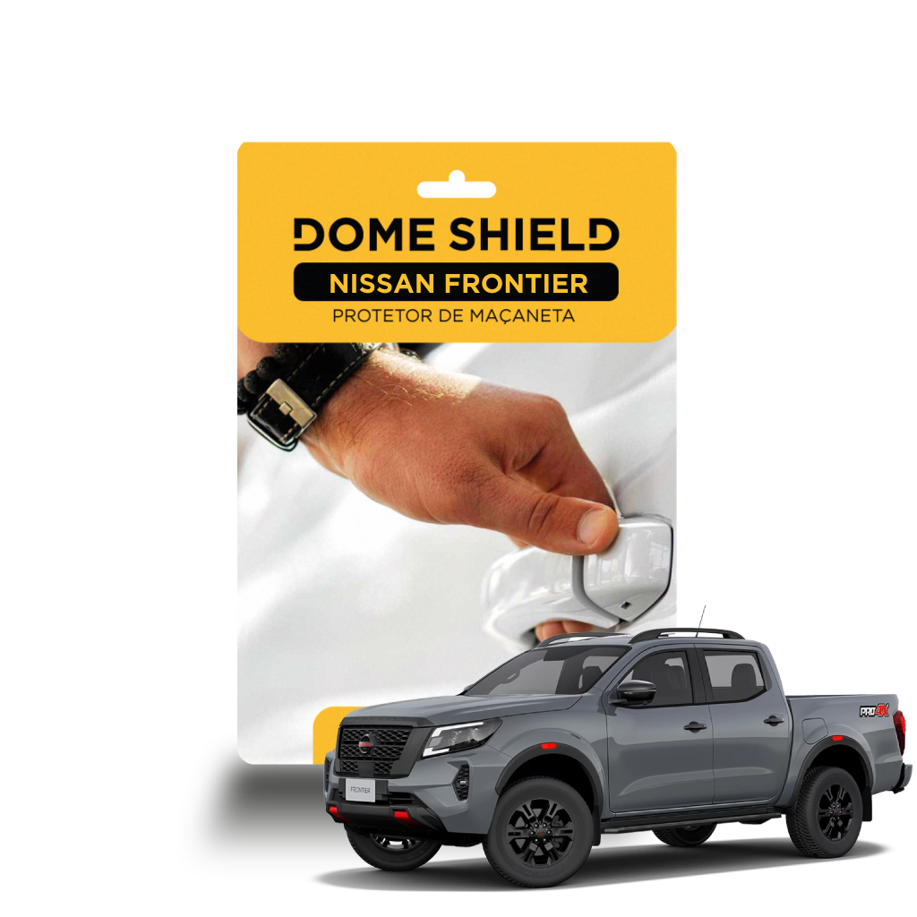 Película PPF Maçaneta Proteção Premium e Auto-Cura – Nissan Frontier | Dome Shield