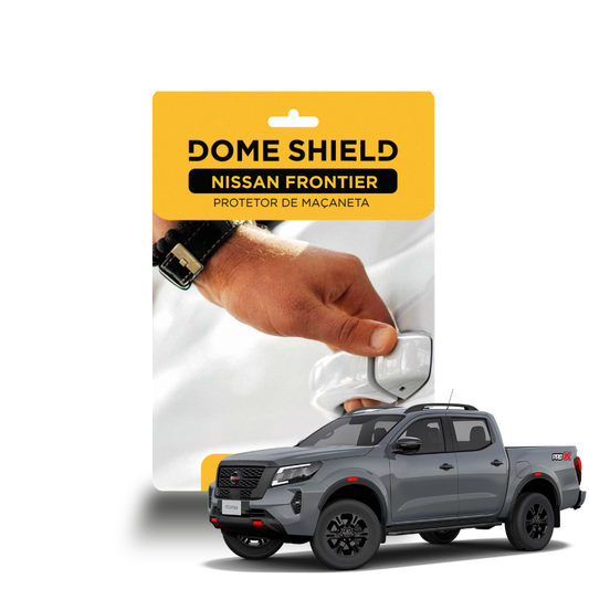 Película PPF Maçaneta Proteção Premium e Auto-Cura – Nissan Frontier | Dome Shield