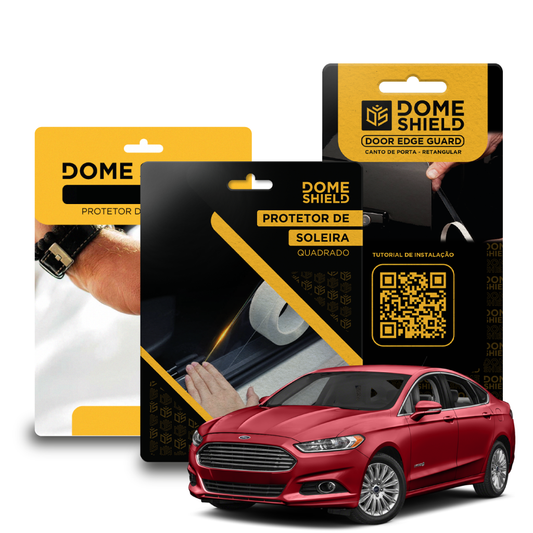 Kit PPF Película de Proteção Premium Maçaneta, Cantos de Porta e Soleira - Ford Fusion | Dome Shield