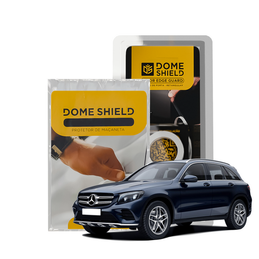 Kit PPF Película de Proteção Premium Maçaneta e Cantos de Porta - Mercedes GLC 250 | Dome Shield