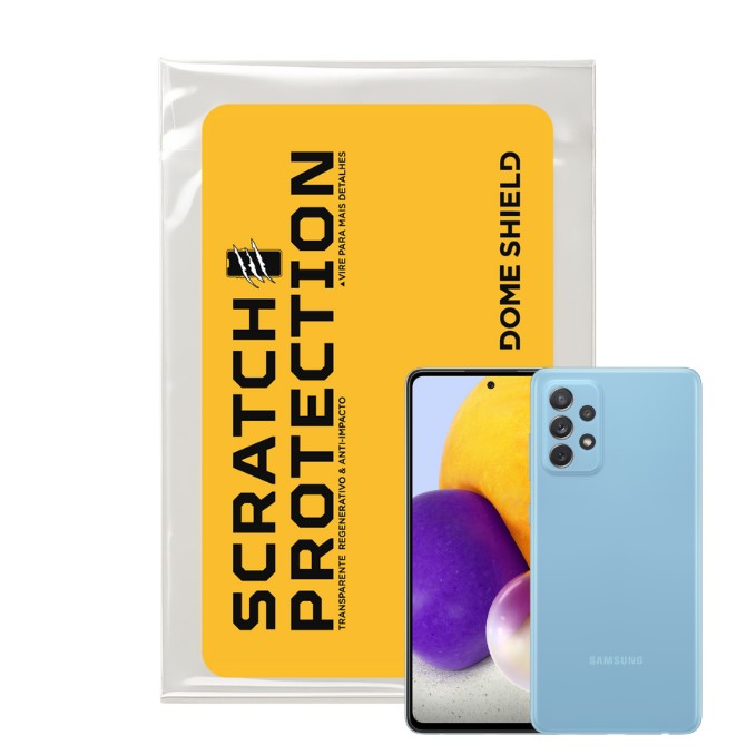 Película PPF Celular Proteção Premium Anti-Riscos, Resistente e Regenerativo – Linha Galaxy A72 | Dome Shield