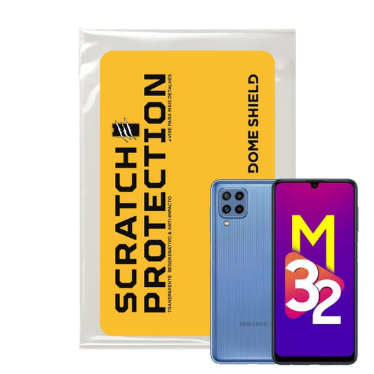 Película PPF Celular Proteção Premium Anti-Riscos, Resistente e Regenerativo – Linha Galaxy M32 | Dome Shield