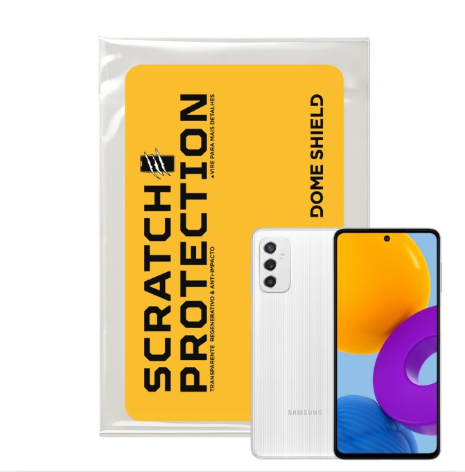 Película PPF Celular Proteção Premium Anti-Riscos, Resistente e Regenerativo – Linha Galaxy M52 | Dome Shield