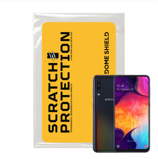 Película PPF Celular Proteção Premium Anti-Riscos, Resistente e Regenerativo – Linha Galaxy A50 | Dome Shield