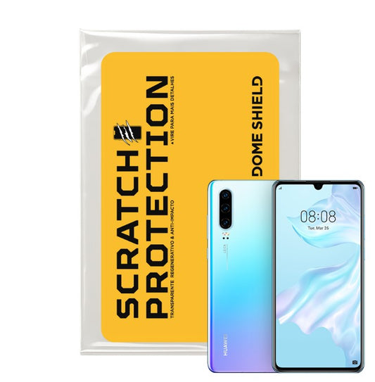 Película PPF Celular Proteção Premium Anti-Riscos, Resistente e Regenerativo – Linha Huawei P30 | Dome Shield