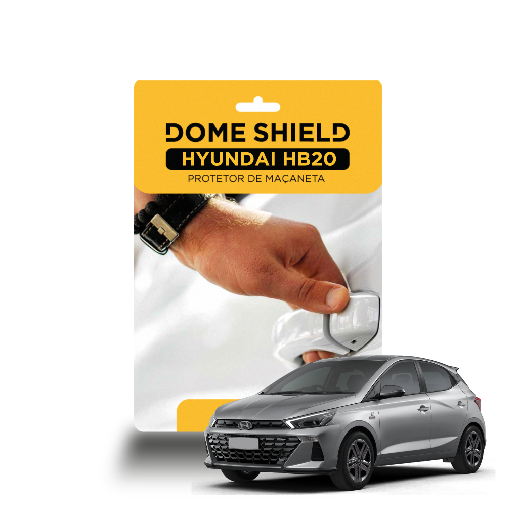 Película PPF Maçaneta Proteção Premium e Auto-Cura – Hyundai HB20 | Dome Shield
