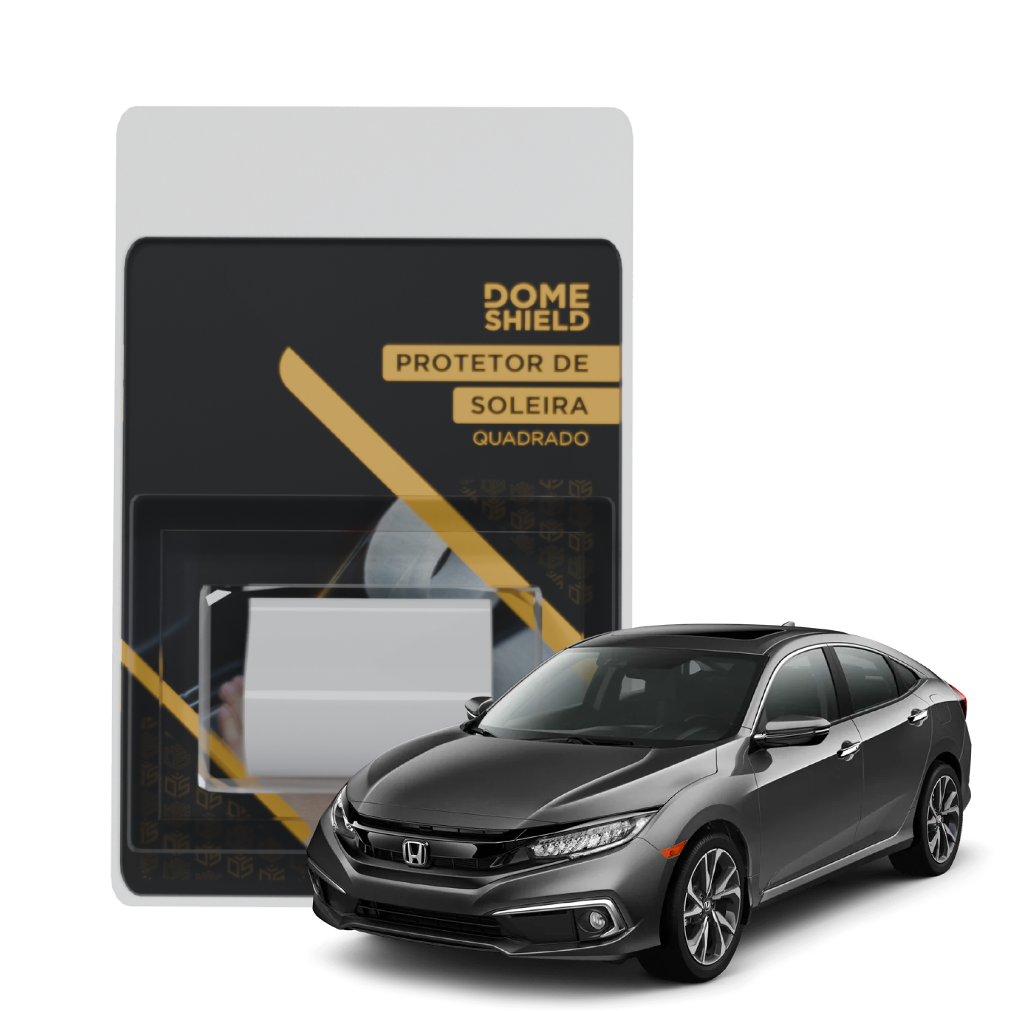 Película de Proteção de Soleiras PPF Auto-Cura Honda Civic - Dome Shield