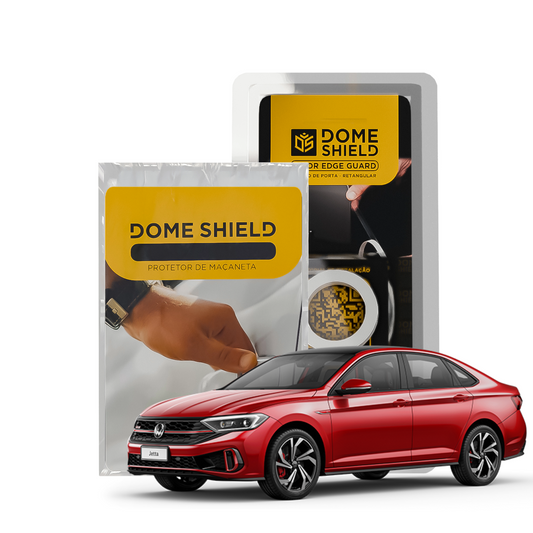 Kit PPF Película de Proteção Premium Maçaneta e Cantos de Porta - Volkswagen Jetta | Dome Shield