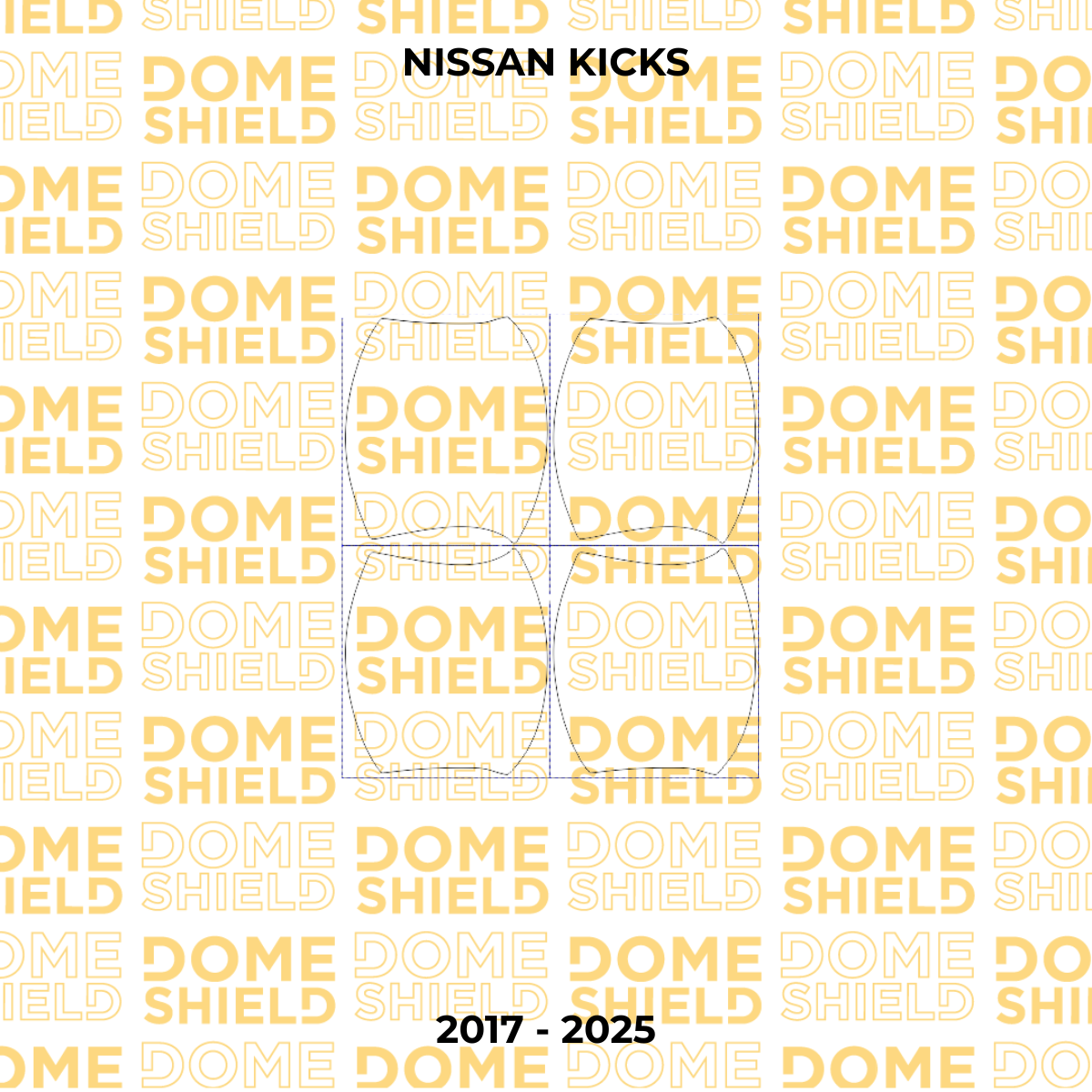 Kit PPF Película de Proteção Premium Maçaneta e Cantos de Porta - Nissan Kicks | Dome Shield