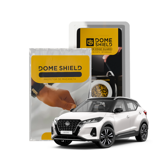 Kit PPF Película de Proteção Premium Maçaneta e Cantos de Porta - Nissan Kicks | Dome Shield
