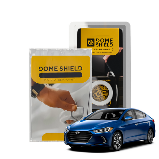 Kit PPF Película de Proteção Premium Maçaneta e Cantos de Porta - Hyundai Elantra | Dome Shield