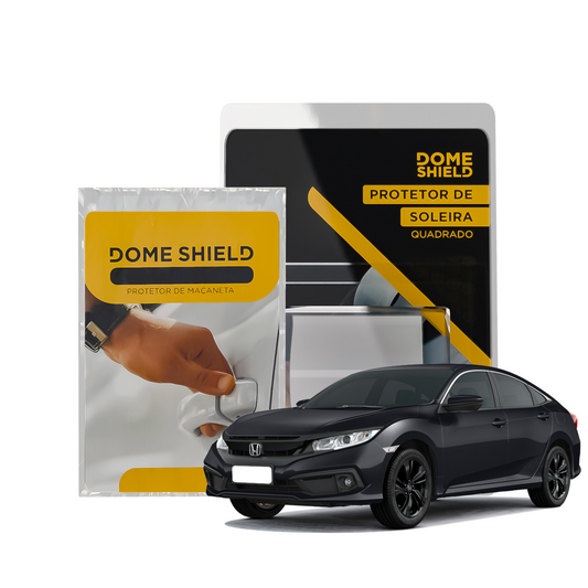 Kit PPF Película de Proteção Premium Maçaneta e Soleira - Honda Civic | Dome Shield