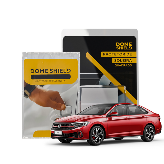 Kit PPF Película de Proteção Premium Maçaneta e Soleira - Volkswagen Jetta | Dome Shield