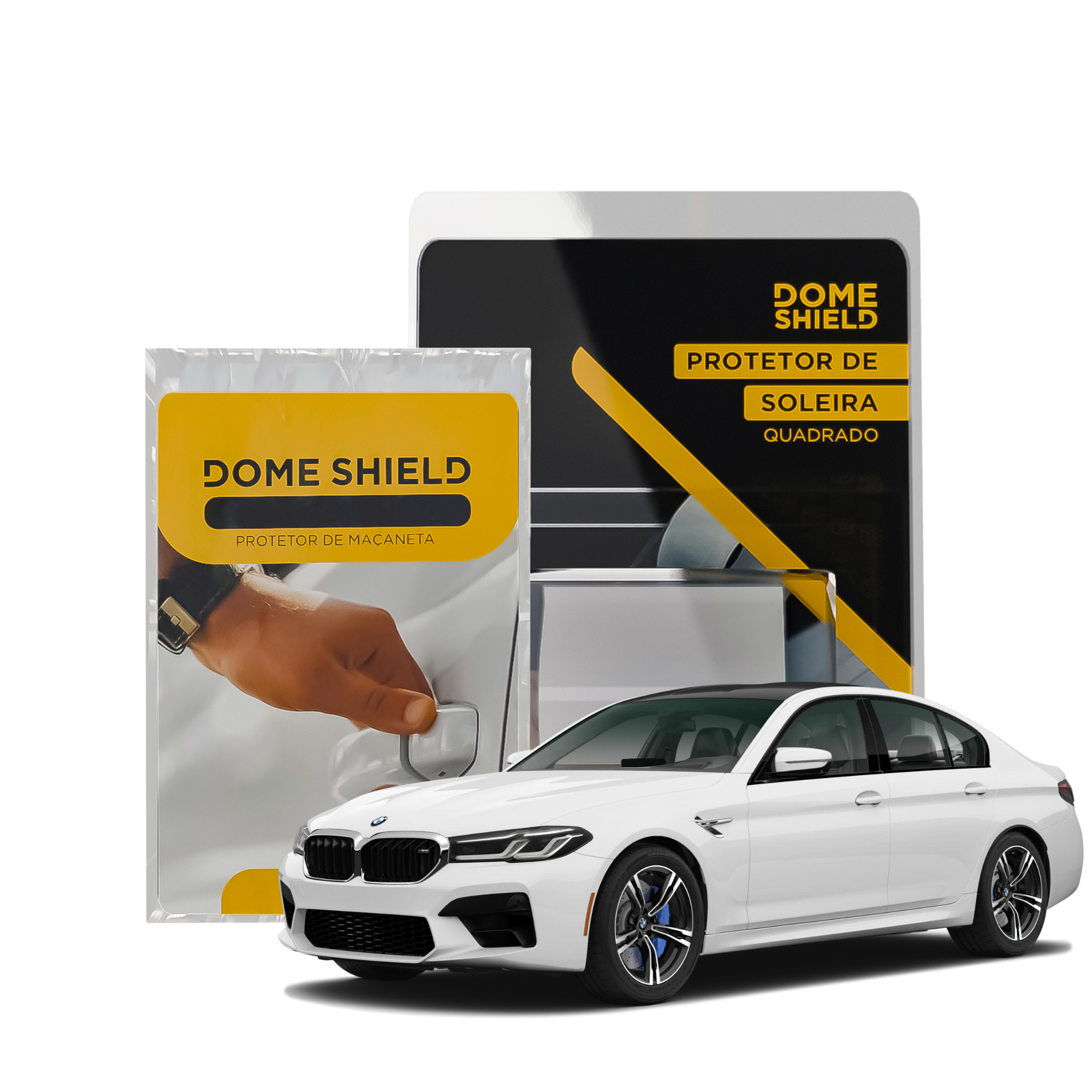 Kit PPF Película de Proteção Premium Maçaneta e Soleira - BMW M5 | Dome Shield