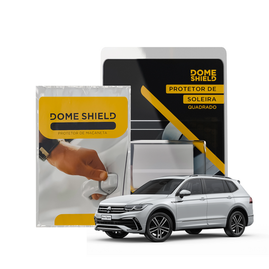 Kit PPF Película de Proteção Premium Maçaneta e Soleira - Volkswagen Tiguan | Dome Shield
